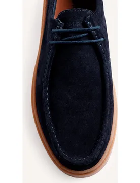 Zapatos de cordones de hombre estilo wallabee de piel serraje - Gioseppo - FashionsVida