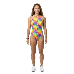 Chevi Rainbow Swimsuit Orange 3XL Women