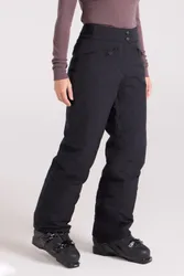 Isola II Extreme Womens Waterproof Ski Pants - Black - Black - Size: 14