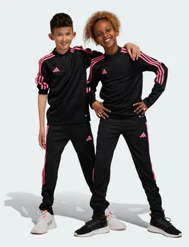 Pantaloni da allenamento Tiro 23 Club 13-14A Black / Lucid Pink - Adidas - FashionsVida