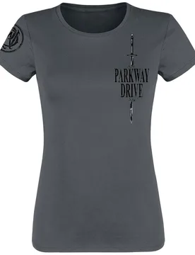 T-Shirt - You Can't Break Me - S bis XXL - für Damen - Größe XXL - grau - EMP exklusives Merchandise! - Frauen - female - Parkway Drive - FashionsVida