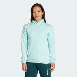 Giacca con cappuccio in fleece leggero Climawarm Terrex Xperior L Semi Flash Aqua