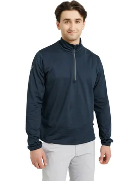 Layer Cradoc Fleece 1/2-Zip, navy xxl - Abacus - FashionsVida