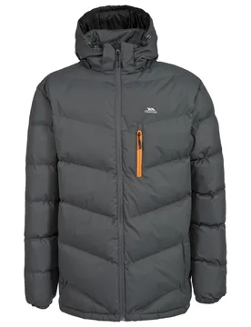 Mens Blustery Padded Jacket - Grey - Size Large - Trespass - FashionsVida