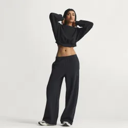 SOFT LUX PANTALONI A GAMBA DRITTA M Black