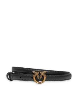 Cintura love berry Donna Pelle Nero - 102148-A0F1-Z99Q-L - PINKO - FashionsVida