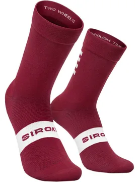S1 calcetines ciclismo Granate (L) - Siroko - FashionsVida