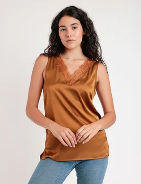 Camiseta interior de mujer sin mangas de punto - Admas - FashionsVida