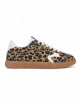 Women's Fashion Lace-Up Sneaker Trainers Shoes - Blowfish Tastic in Brown Size: 4 - Brown - Size: 4 - Infinity Leather - FashionsVida