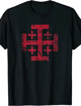 Jerusalem Cross | Knights Templar Men T-Shirt Short Sleeve Casual 100% Cotton O-Neck Summer TShirt - Aliexpress - FashionsVida