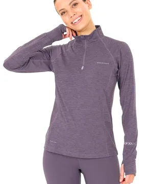 Canna v20 camiseta técnica manga larga mujer Gris (42) - Endurance - FashionsVida