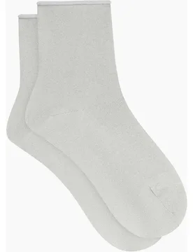 Calcetines tobilleros de mujer con lurex - Dim - FashionsVida