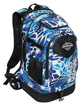 Lane Backpack Blue / White 54 x 32 x 24 cm unisex - Mad Wave - FashionsVida
