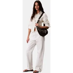 Bolso convertible con hebilla logo CK