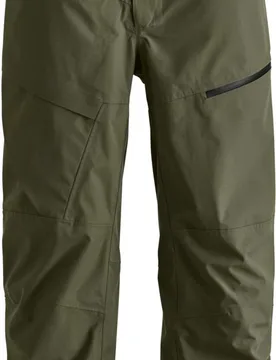 Wind- und wasserfeste Skihose Ravine Plus 3L Pants M Dark Wild Herbs für Herren aus Wolle Größe L Khaki - Ortovox - FashionsVida
