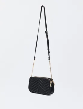 Bandolera de mujer con varios compartimentos y cierre de cremallera en liso - Parfois - FashionsVida