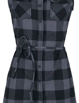 Top - Gracey Sleeveless Longshirt - XS bis 3XL - für Damen - Größe XL - schwarz/grau - Frauen - female - Brandit - FashionsVida