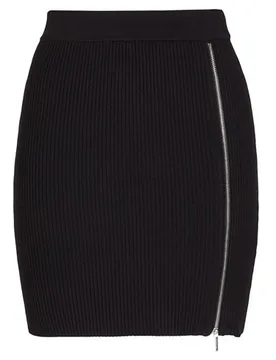 Minifalda Mujer Negro L,M,S,XL,XS Mujer - 8 by YOOX - FashionsVida