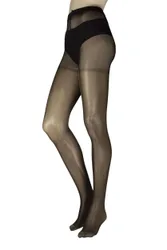 Womens 1 Pair All Over Sparkle Tights Black/Gold Medium/Large - Black - Size: Medium