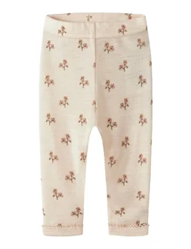 Pantaloni Nalu Slim Lil´atelier Turtledove / Flower 4 Mesi - Name it - FashionsVida