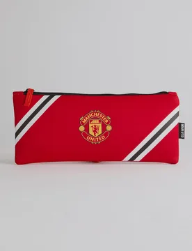 Manchester United Core Stripe Giant Pencil Case Red - FOCO - FashionsVida