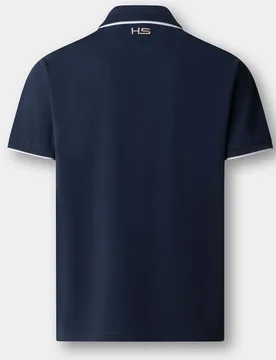 Polo de hombre de manga corta con ribete fit clásico - Hackett - FashionsVida
