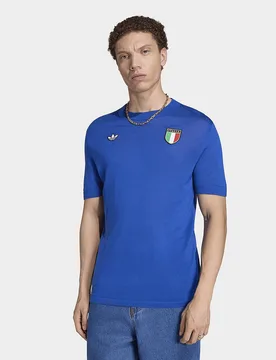 Mens Maglia Italia 70s - Blu, blu blu Uomo taglia M - Adidas - FashionsVida