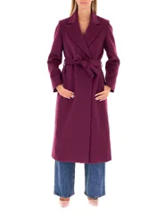 Cappotto con cintura BORDEAUX XS