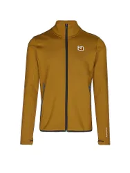 Herren Fleecejacke senf L M