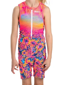 Ltd Tri Racesuit Sleeveless Trisuit Club Aloha Pink L Boys - Zoot - FashionsVida