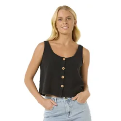 Maglietta Senza Maniche Classic Surf Ii Washed Black 2XS