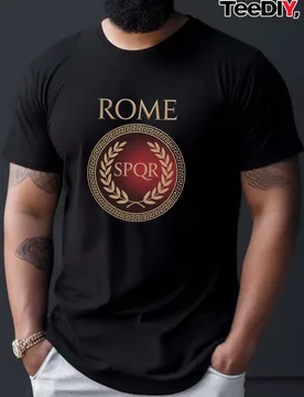 Rome SPQR Laurel Wreath Roman Legion T-Shirt 100% Cotton O-Neck Short Sleeve Summer Casual Mens T-shirt Streetwear - Aliexpress - FashionsVida