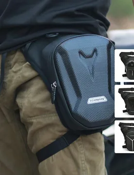 Pieza Bolsa de cintura para motociclismo y senderismo, bolsa de muslo, bolsa cruzada duradera, bolsa de mensajero para deportes al aire libre y viajes - Shein - FashionsVida