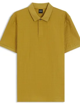 Polo à Manches Courtes Parlay 321 10281409 Gold 2XL - BOSS - FashionsVida