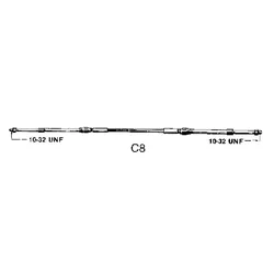 C8 Control Cable Grey 14´ unisex