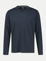 Lerros Basic Langarmshirt Blau XL