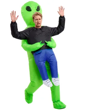 Huckepack-Kostüm für Erwachsene Alien bunt - KARNEVAL-MEGASTORE - FashionsVida