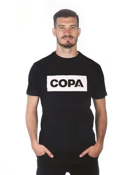 T-Shirt Box Logo - Noir - male - Size: S - Copa Football - FashionsVida