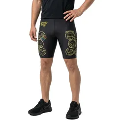 Emoji Neon Faces Jammer Multicolour M Men