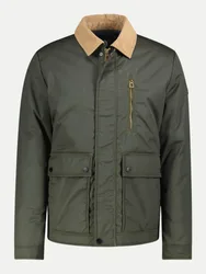 Blouson mit Cordkragen Grün XXXL