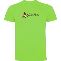 Maglietta A Maniche Corte Just Ride Vintage Light Green