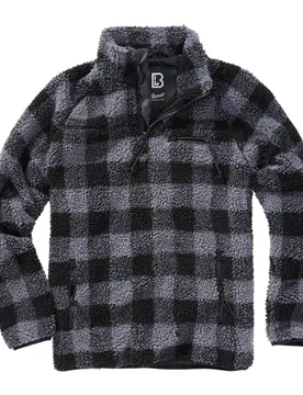 Veste Teddy Troyer Black / Grey 2XL Homme - Brandit - FashionsVida