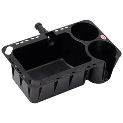 Cup Holder Organizer Black One Size unisex