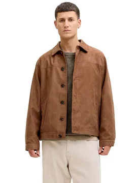 Veste Ecasablanca Shacket Tobacco Brown S Homme - Jack & jones - FashionsVida