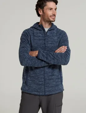 Snowdon II Mens Hoodie - Blue - Blue - Size: M - Mountain Warehouse - FashionsVida