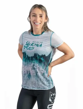 Kona Kalilua Bay Short Sleeve T-shirt White L Women - OTSO - FashionsVida