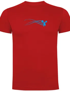 T-shirt à Manches Courtes Train Estella Red L - Kruskis - FashionsVida