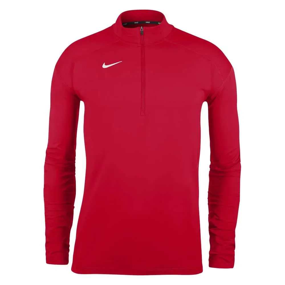 Dry Element Half Zip Long Sleeve T-shirt Red L Men - Nike - FashionsVida