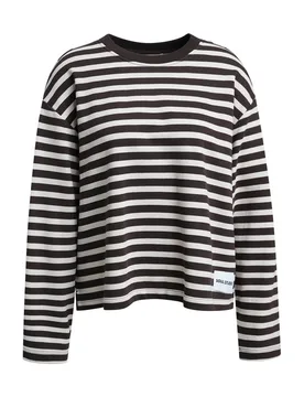 Boxy Sweatshirt Soul Studio Striped female - XL - FashionsVida