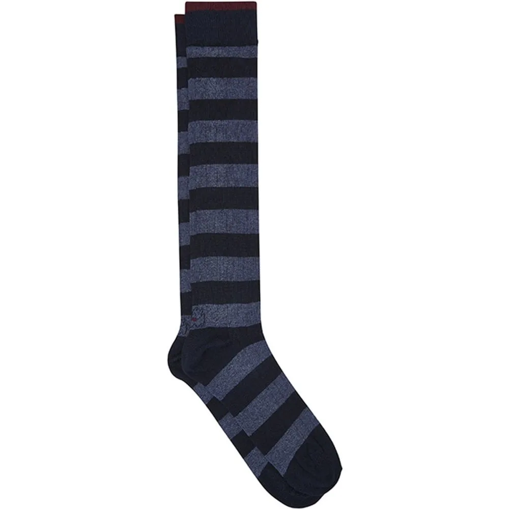 Calcetín alto rayas bicolor de hombre - Kiff-Kiff - FashionsVida